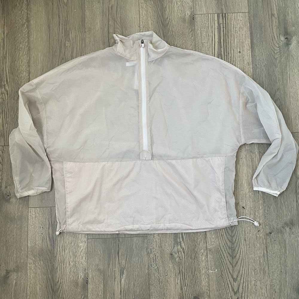 Fabletics Ash Cropped Half Zip Jacket Sz S - image 2